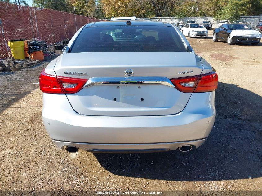 2017 NISSAN MAXIMA 3.5 PLATINUM - 1N4AA6AP8HC412697