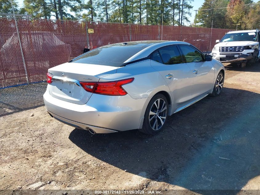 2017 NISSAN MAXIMA 3.5 PLATINUM - 1N4AA6AP8HC412697