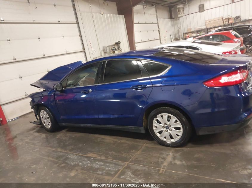 2013 FORD FUSION S - 3FA6P0G74DR378990