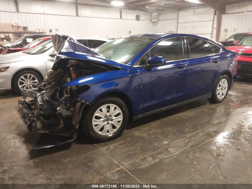 2013 FORD FUSION S - 3FA6P0G74DR378990