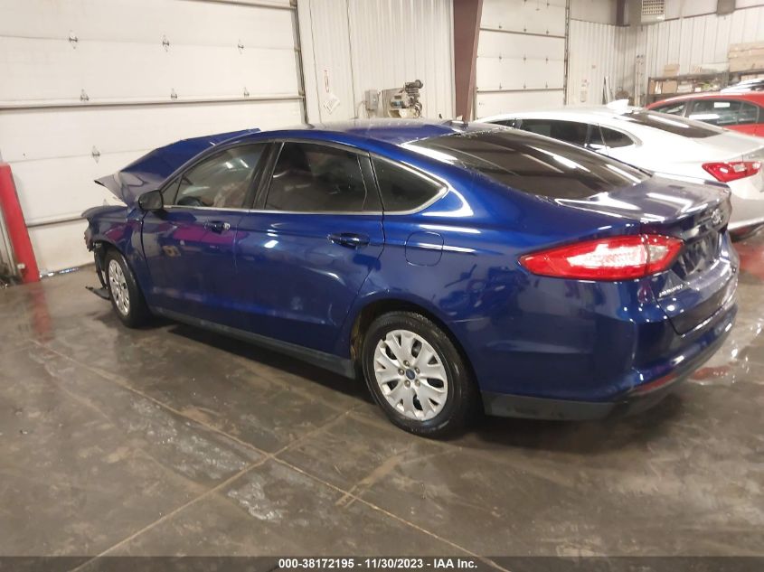 2013 FORD FUSION S - 3FA6P0G74DR378990