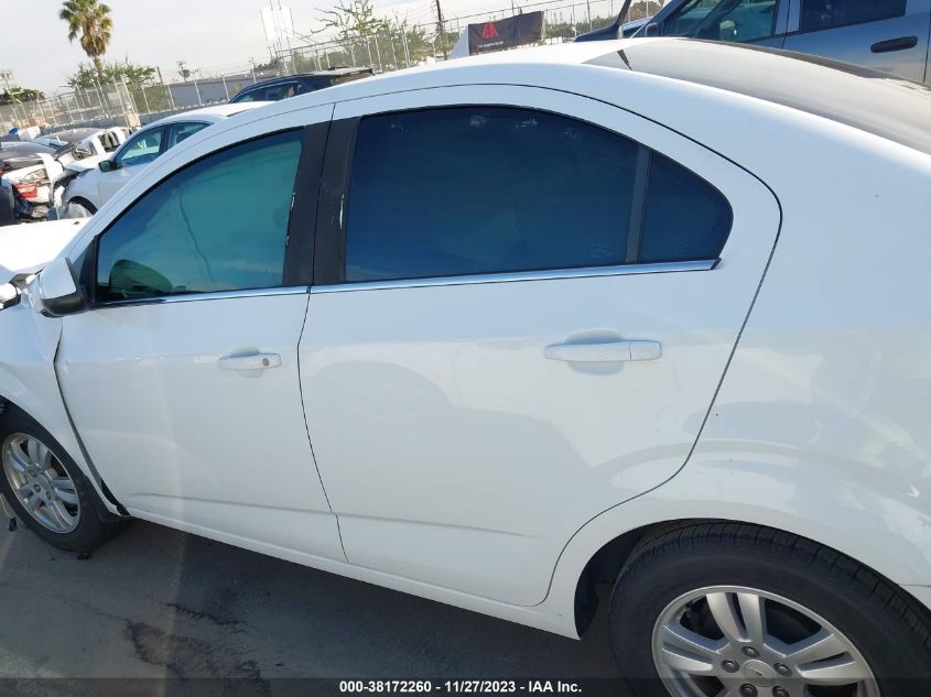 2013 CHEVROLET SONIC LT AUTO - 1G1JC5SGXD4221373