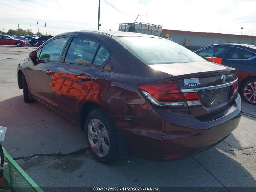 2013 HONDA CIVIC LX - 2HGFB2F51DH602427