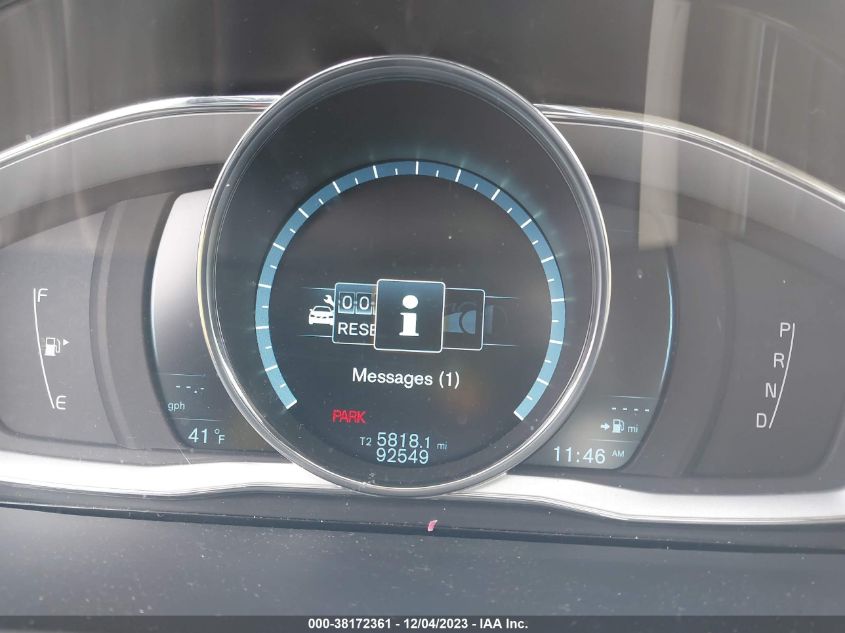 2015 VOLVO S60 T5 PREMIER - YV1612TBXF2314083