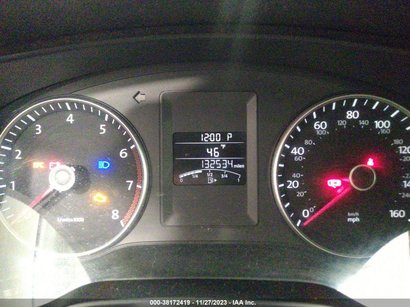 2013 VOLKSWAGEN JETTA SEDAN SE 3VWDP7AJ6DM419712