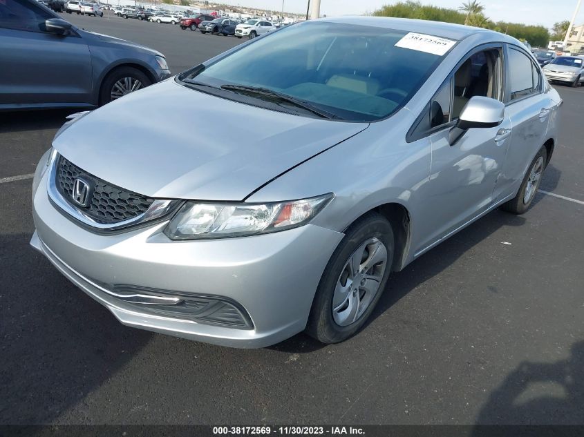 2013 HONDA CIVIC LX - 19XFB2F5XDE051764