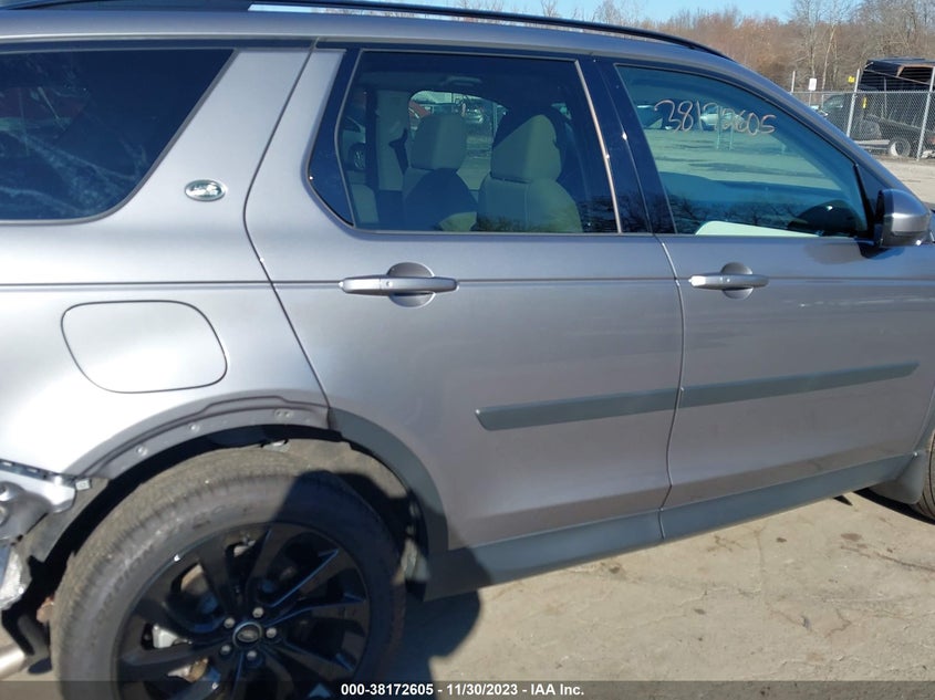 VIN SALCP2FX2NH908668 2022 LAND ROVER DISCOVERY SPORT SE