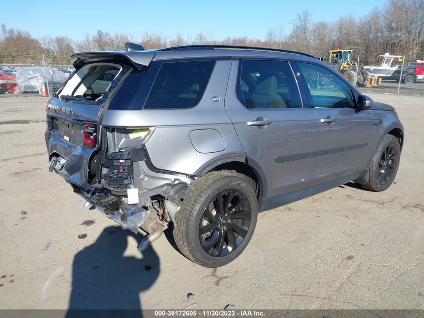 VIN SALCP2FX2NH908668 2022 LAND ROVER DISCOVERY SPORT SE