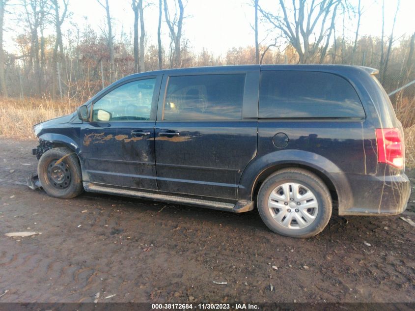 2014 DODGE GRAND CARAVAN AVP/SE - 2C4RDGBG6ER473879