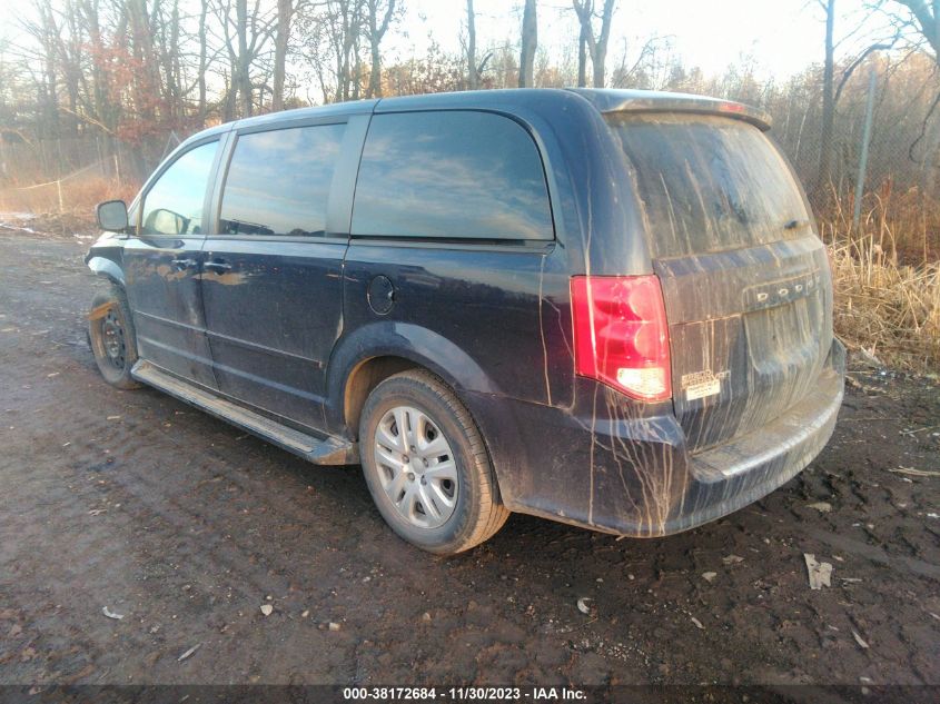 2014 DODGE GRAND CARAVAN AVP/SE - 2C4RDGBG6ER473879