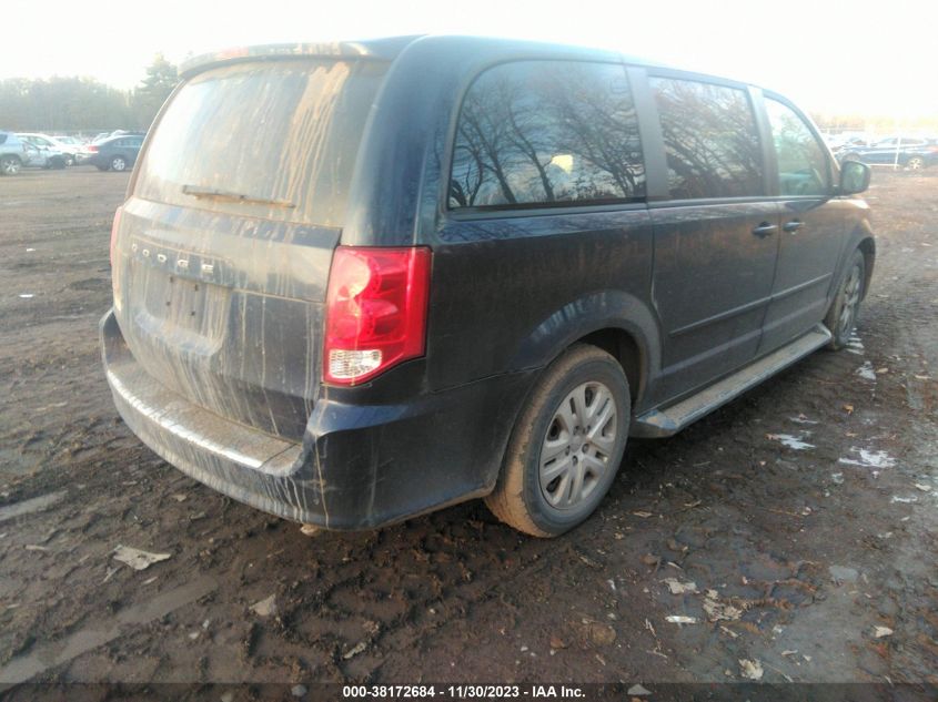 2014 DODGE GRAND CARAVAN AVP/SE - 2C4RDGBG6ER473879