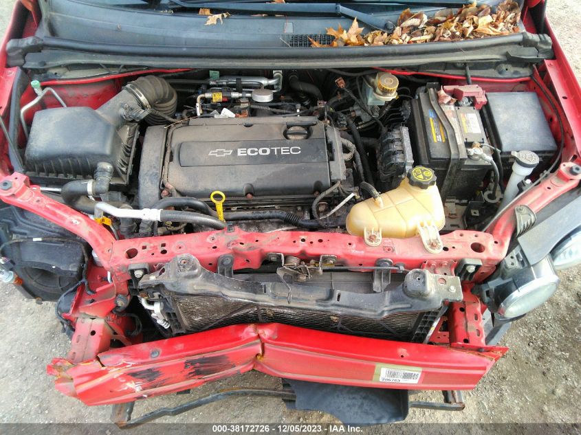 2013 CHEVROLET SONIC LT - 1G1JC5SG3D4171951