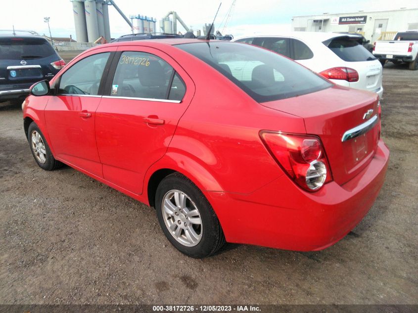 2013 CHEVROLET SONIC LT - 1G1JC5SG3D4171951