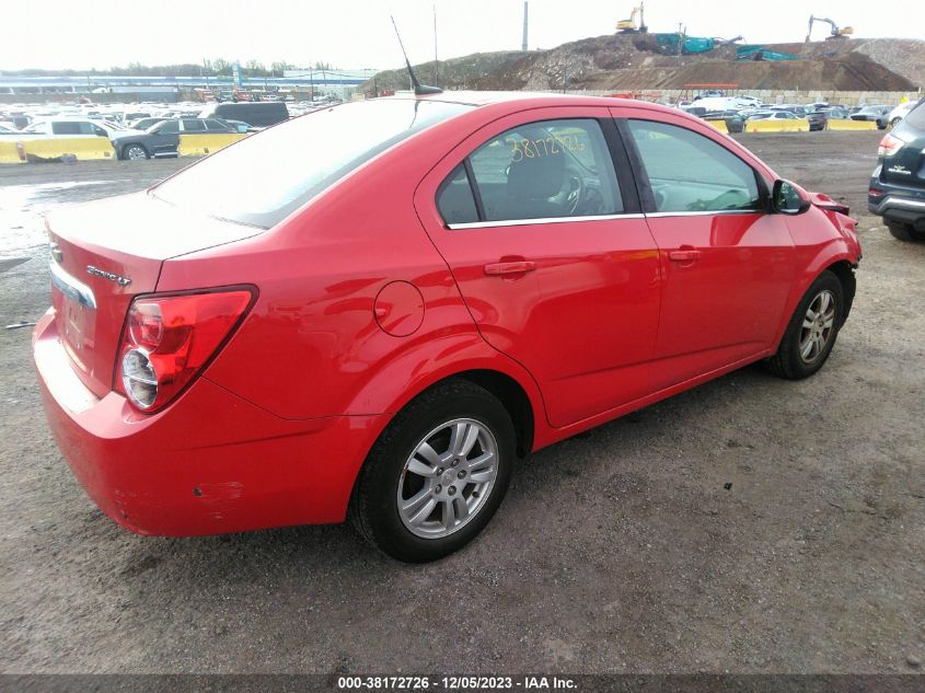 2013 CHEVROLET SONIC LT - 1G1JC5SG3D4171951