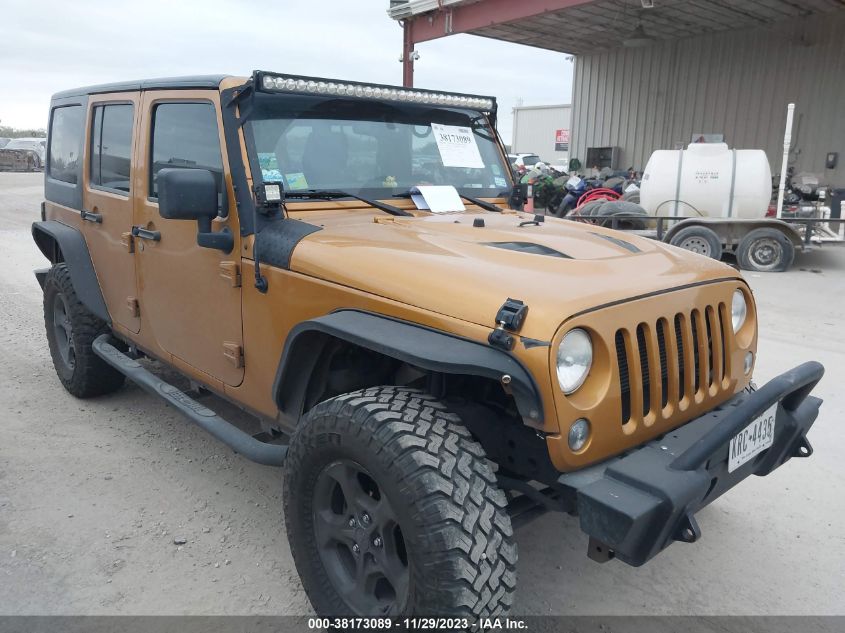 2014 JEEP WRANGLER UNLIMITED SPORT - 1C4BJWDG0EL223872