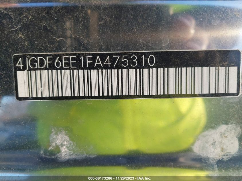 2015 MERCEDES-BENZ GL 450 4MATIC - 4JGDF6EE1FA475310