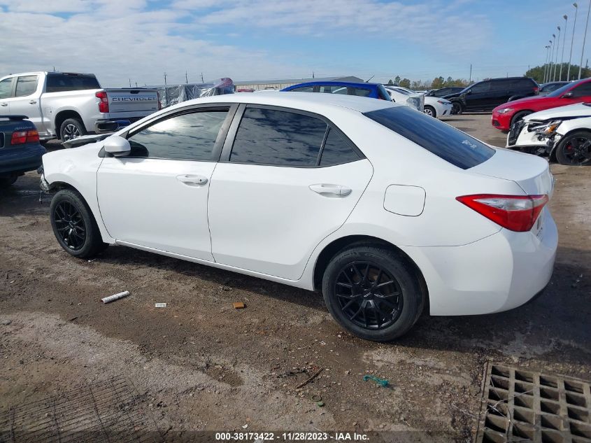 2016 TOYOTA COROLLA LE - 5YFBURHE9GP480086