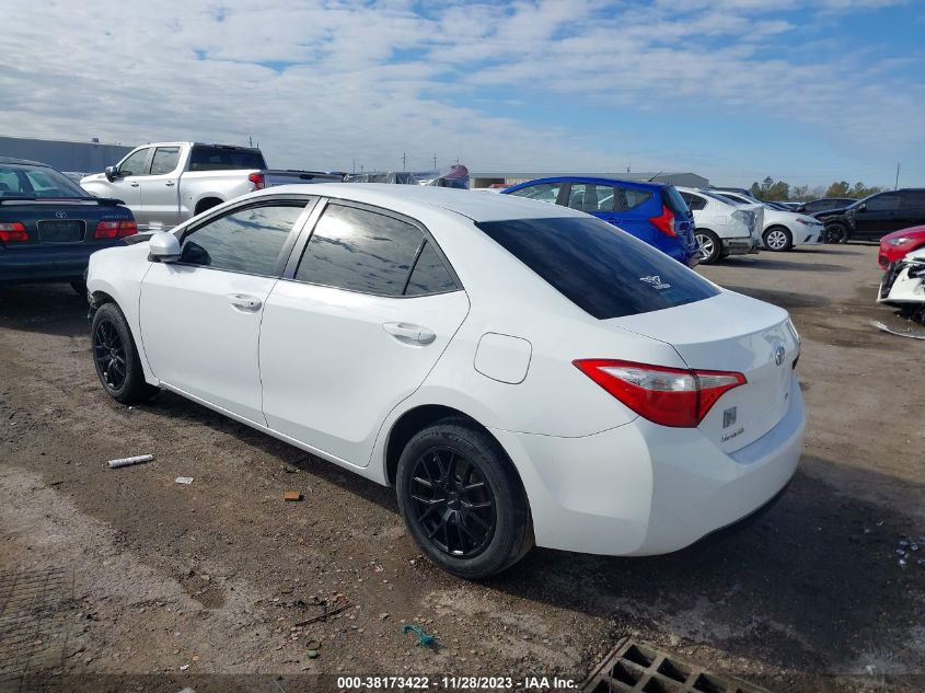 2016 TOYOTA COROLLA LE - 5YFBURHE9GP480086