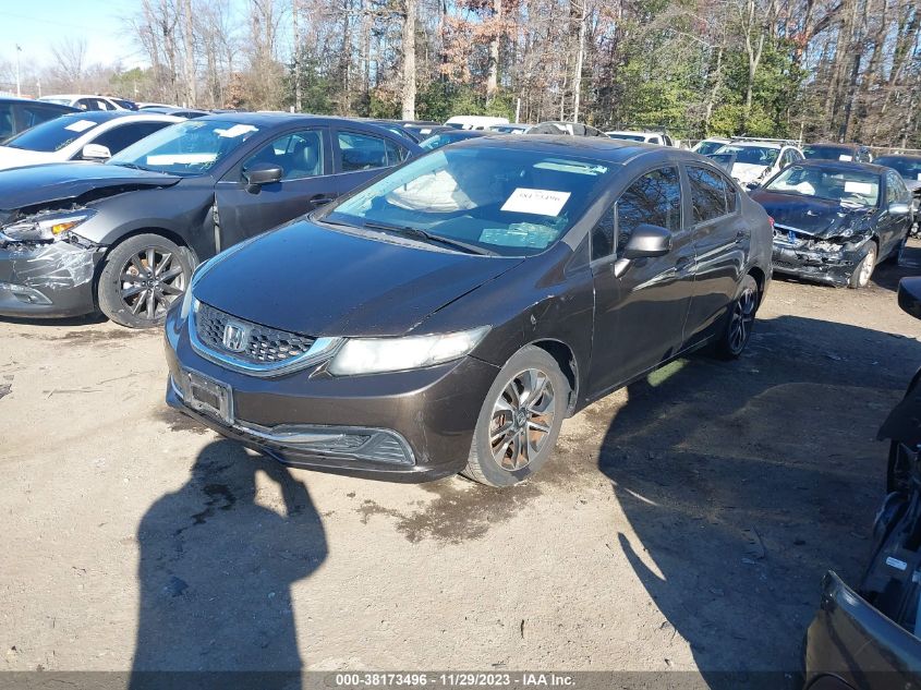 2013 HONDA CIVIC EX - 19XFB2F81DE222704