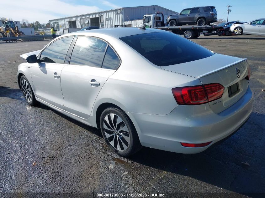 2013 VOLKSWAGEN JETTA HYBRID SEL PREMIUM 3VW637AJ6DM230935