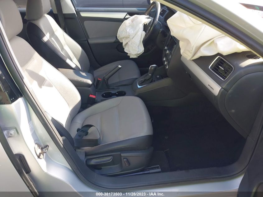 2013 VOLKSWAGEN JETTA HYBRID SEL PREMIUM 3VW637AJ6DM230935