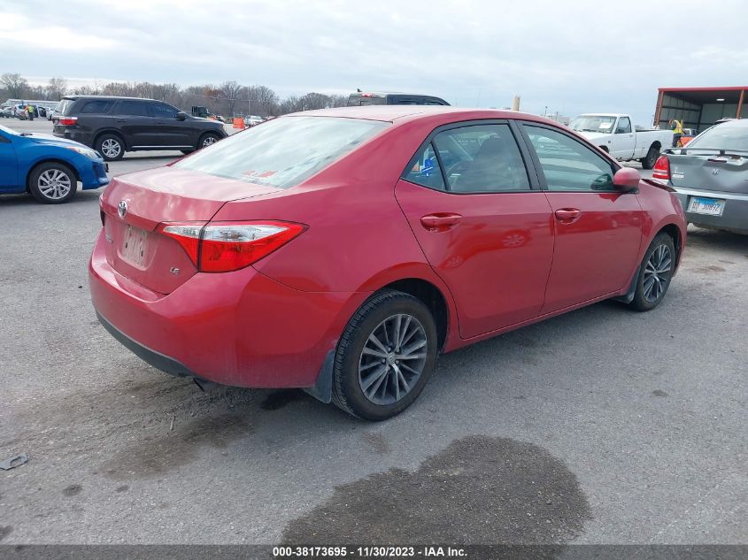 2016 TOYOTA COROLLA L/LE/LE PLS/PRM/S/S PLS - 5YFBURHE5GP514783