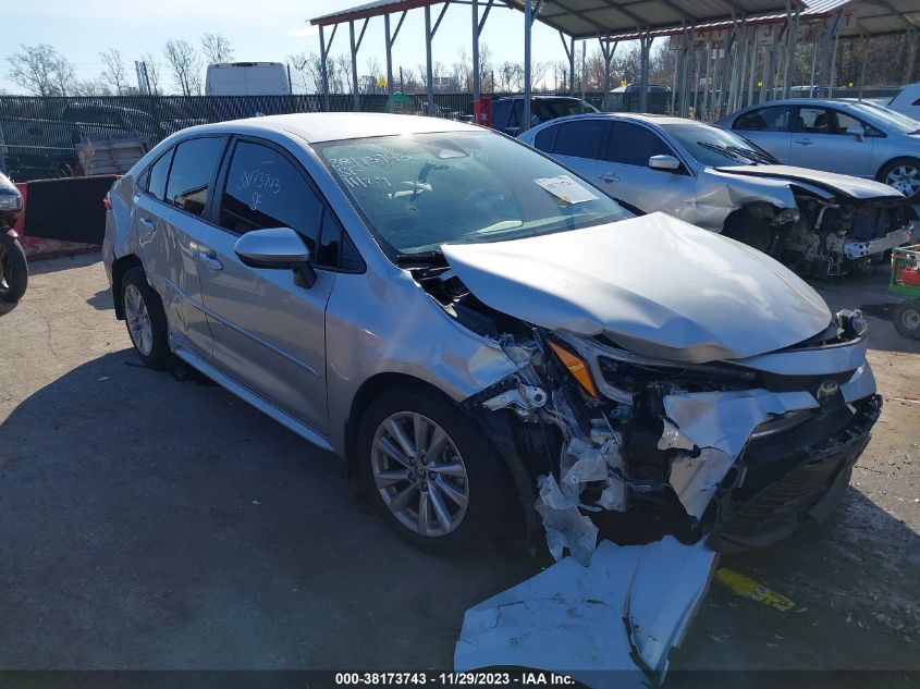 VIN JTDBDMHEXP3000715 2023 TOYOTA COROLLA HYBRID LE