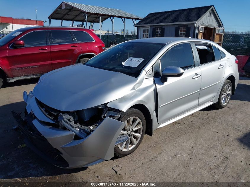 VIN JTDBDMHEXP3000715 2023 TOYOTA COROLLA HYBRID LE
