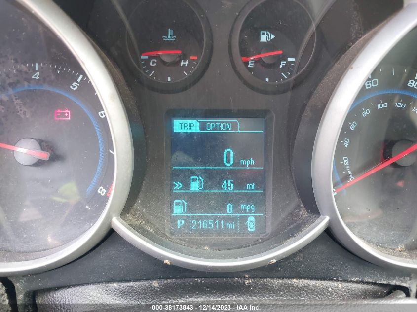 2013 CHEVROLET CRUZE 1LT - 1G1PC5SB8D7199483