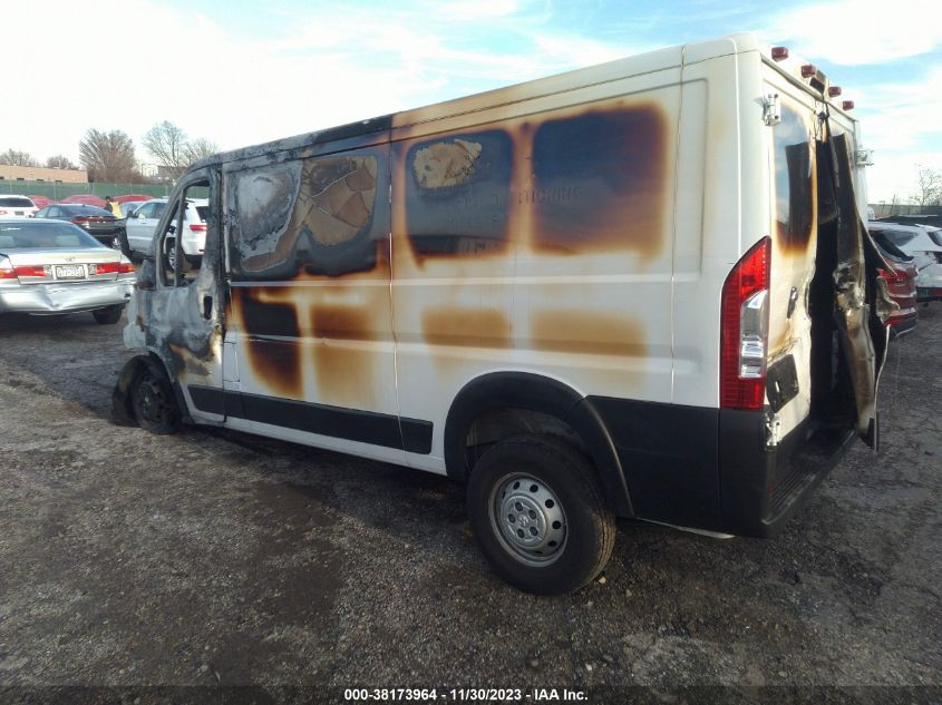 2019 RAM PROMASTER 1500 LOW ROOF 136" WB - 3C6TRVAGXKE510899