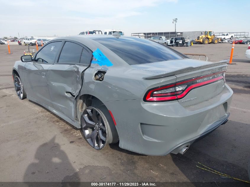 VIN 2C3CDXHG9KH567211 2019 DODGE CHARGER GT RWD