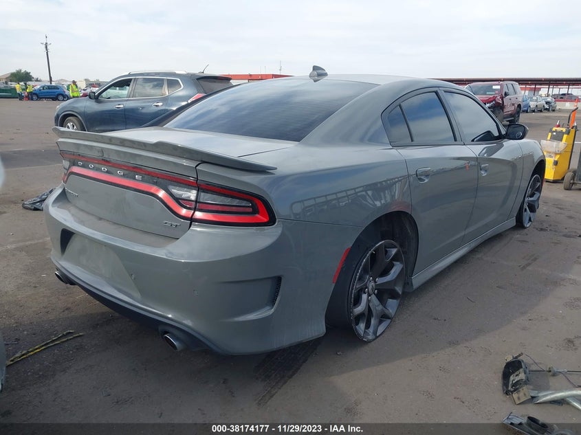 VIN 2C3CDXHG9KH567211 2019 DODGE CHARGER GT RWD