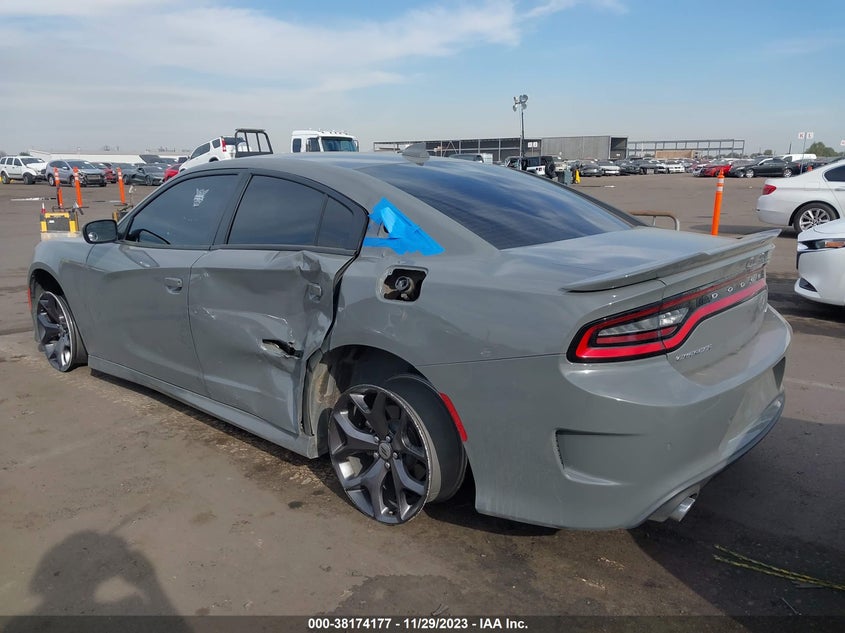 VIN 2C3CDXHG9KH567211 2019 DODGE CHARGER GT RWD