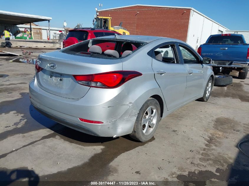2015 HYUNDAI ELANTRA SE - 5NPDH4AE0FH568286