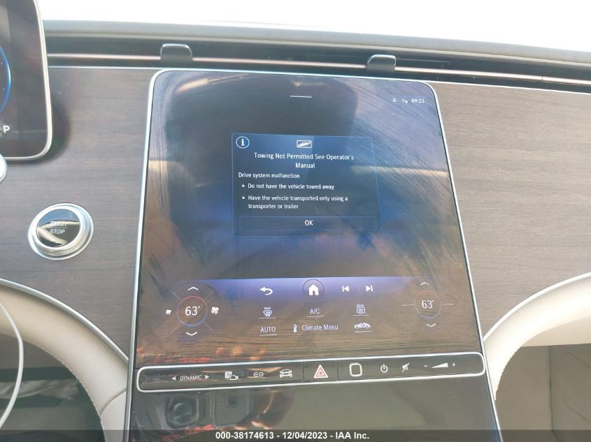 2023 MERCEDES-BENZ EQS 450 W1KCG2DB7PA032325
