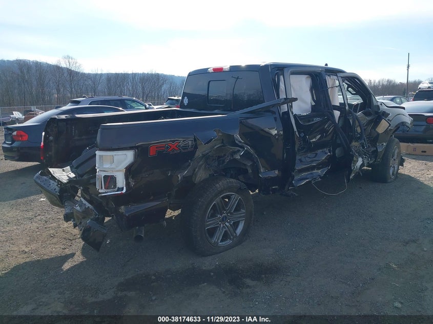 VIN 1FTEW1EP5LFB32091 2020 FORD F-150 LARIAT