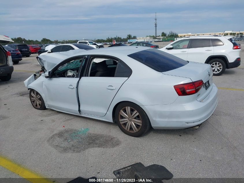2017 VOLKSWAGEN JETTA S - 3VW2B7AJ7HM233866