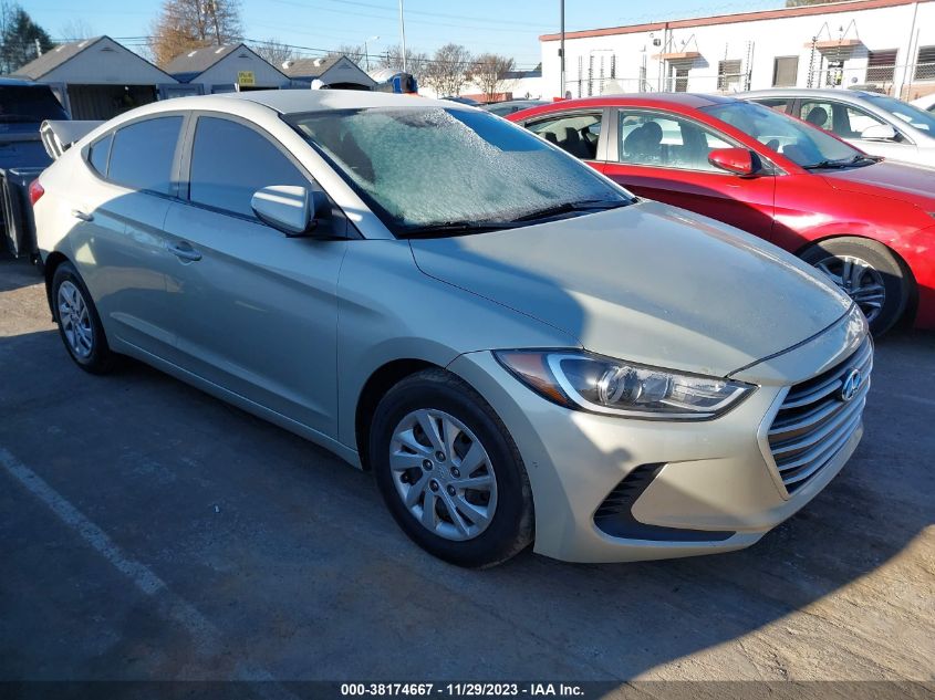 2017 HYUNDAI ELANTRA SE - 5NPD74LF5HH138796