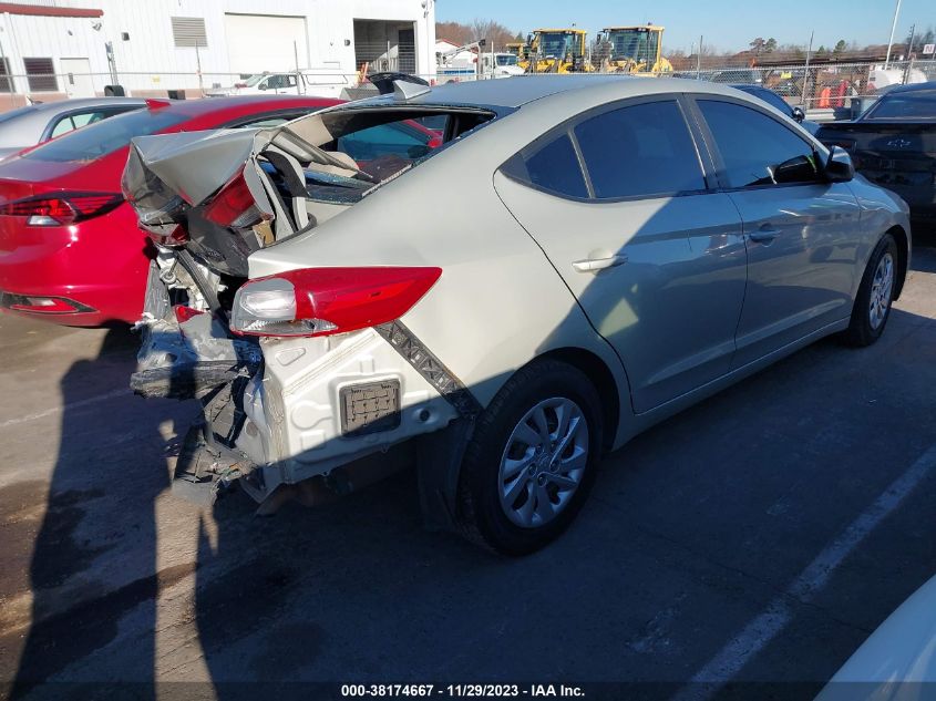 2017 HYUNDAI ELANTRA SE - 5NPD74LF5HH138796