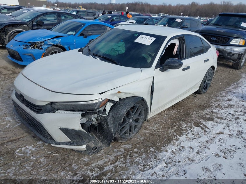 VIN 2HGFE2F50NH573799 2022 HONDA CIVIC SPORT