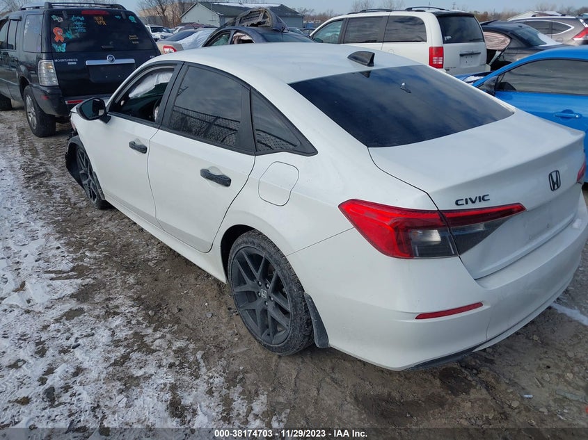 VIN 2HGFE2F50NH573799 2022 HONDA CIVIC SPORT