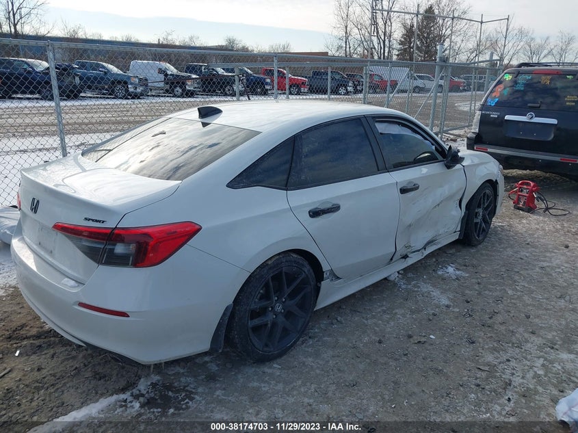 VIN 2HGFE2F50NH573799 2022 HONDA CIVIC SPORT
