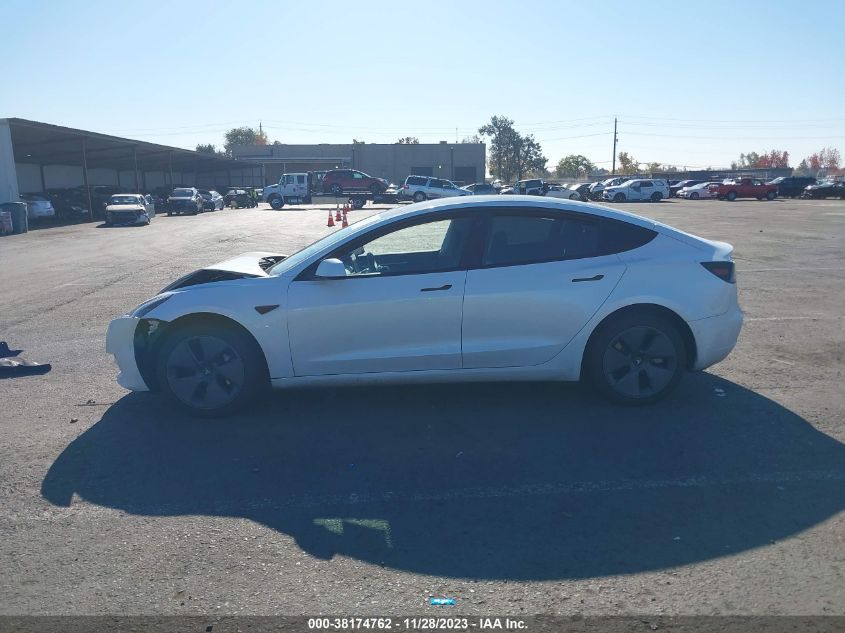 2022 TESLA MODEL 3 - 5YJ3E1EB3NF262859