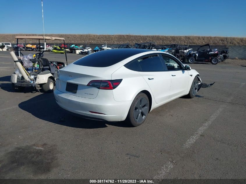 2022 TESLA MODEL 3 - 5YJ3E1EB3NF262859
