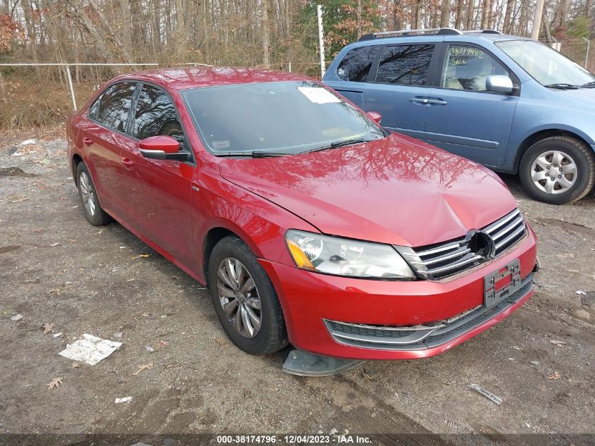 2015 VOLKSWAGEN PASSAT 1.8T WOLFSBURG EDITION - 1VWAT7A39FC032544
