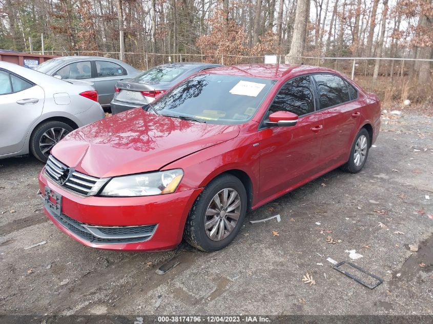 2015 VOLKSWAGEN PASSAT 1.8T WOLFSBURG EDITION - 1VWAT7A39FC032544