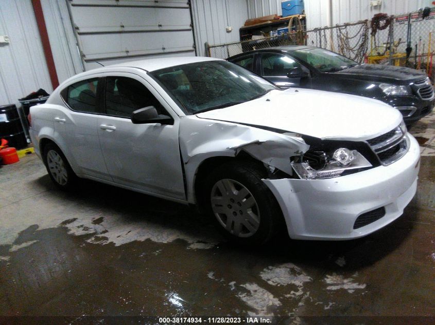 2013 DODGE AVENGER SE - 1C3CDZAB2DN631304