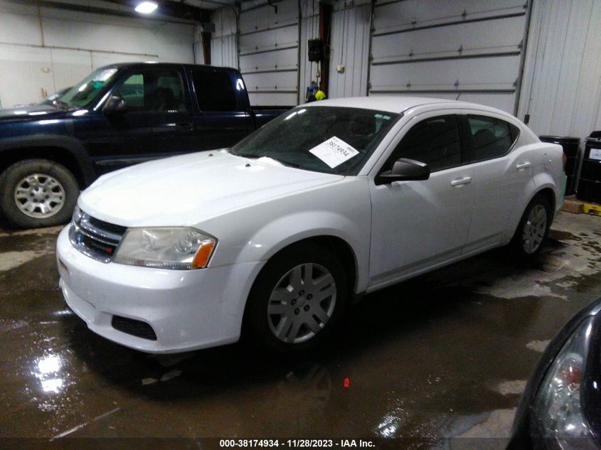 2013 DODGE AVENGER SE - 1C3CDZAB2DN631304