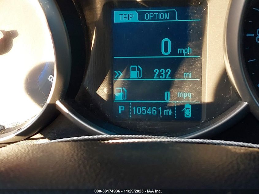 2014 CHEVROLET CRUZE 1LT AUTO - 1G1PC5SB3E7467356