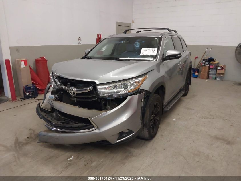 2016 TOYOTA HIGHLANDER XLE - 5TDKKRFH3GS507292
